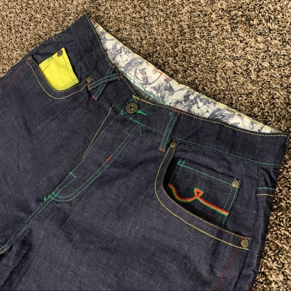 Embroidered Denim Jeans - Picture 2 of 10